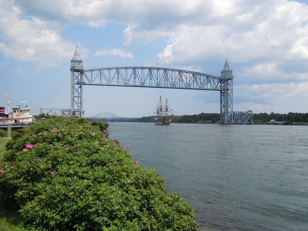 Tall ship makes voyage down Cape Cod Canal