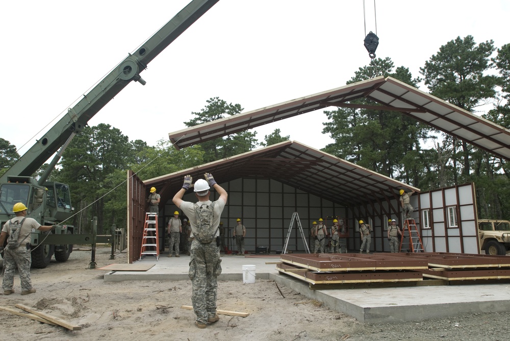 733rd Engineer Company builds classroom at Caste IRC