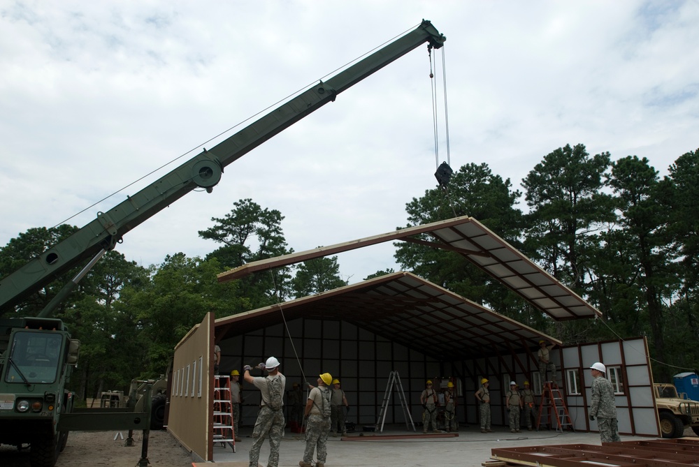 733rd Engineer Company builds classroom at Caste IRC