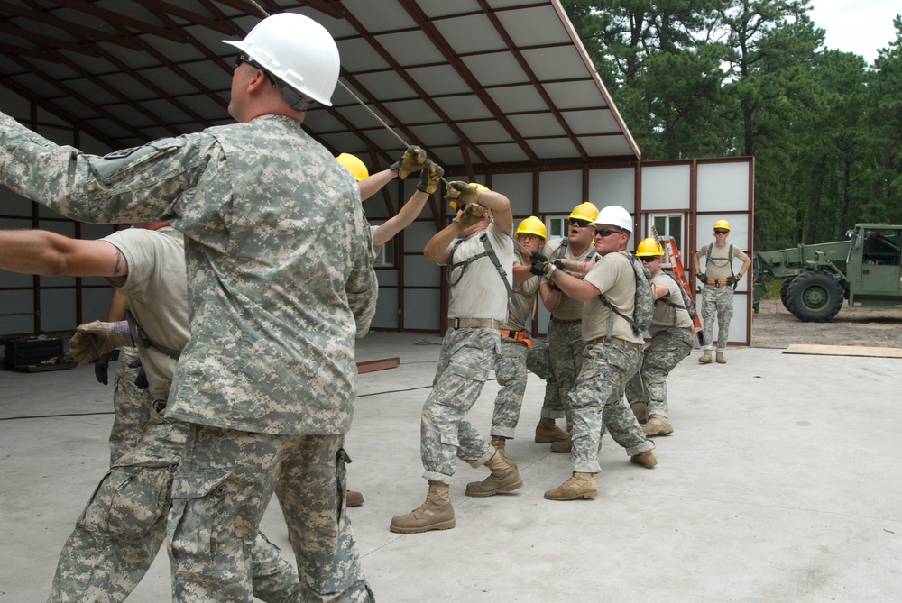 733rd Engineer Company builds classroom at Caste IRC