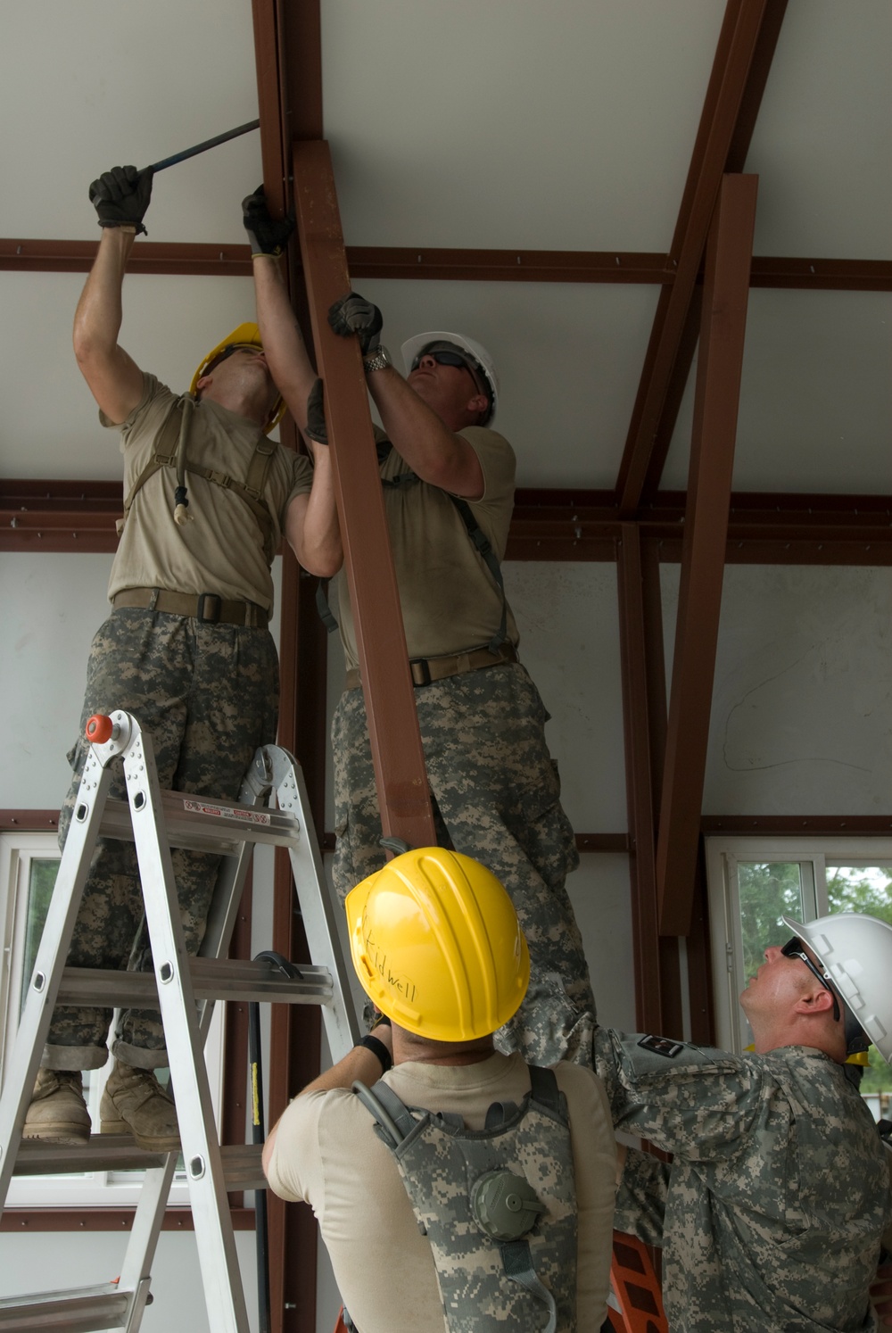 733rd Engineer Company builds classroom at Caste IRC