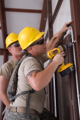 733rd Engineer Company builds classroom at Caste IRC