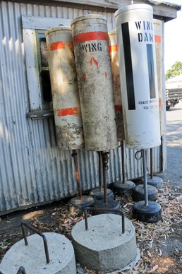 Wing dam buoys and anchors
