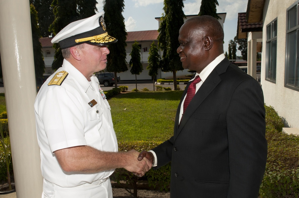 Africa Partnership Station East office call in Tanzania