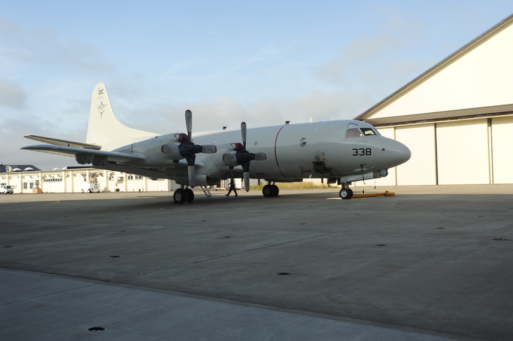 NAF Misawa hosts VP-40 during Typhoon Muifa