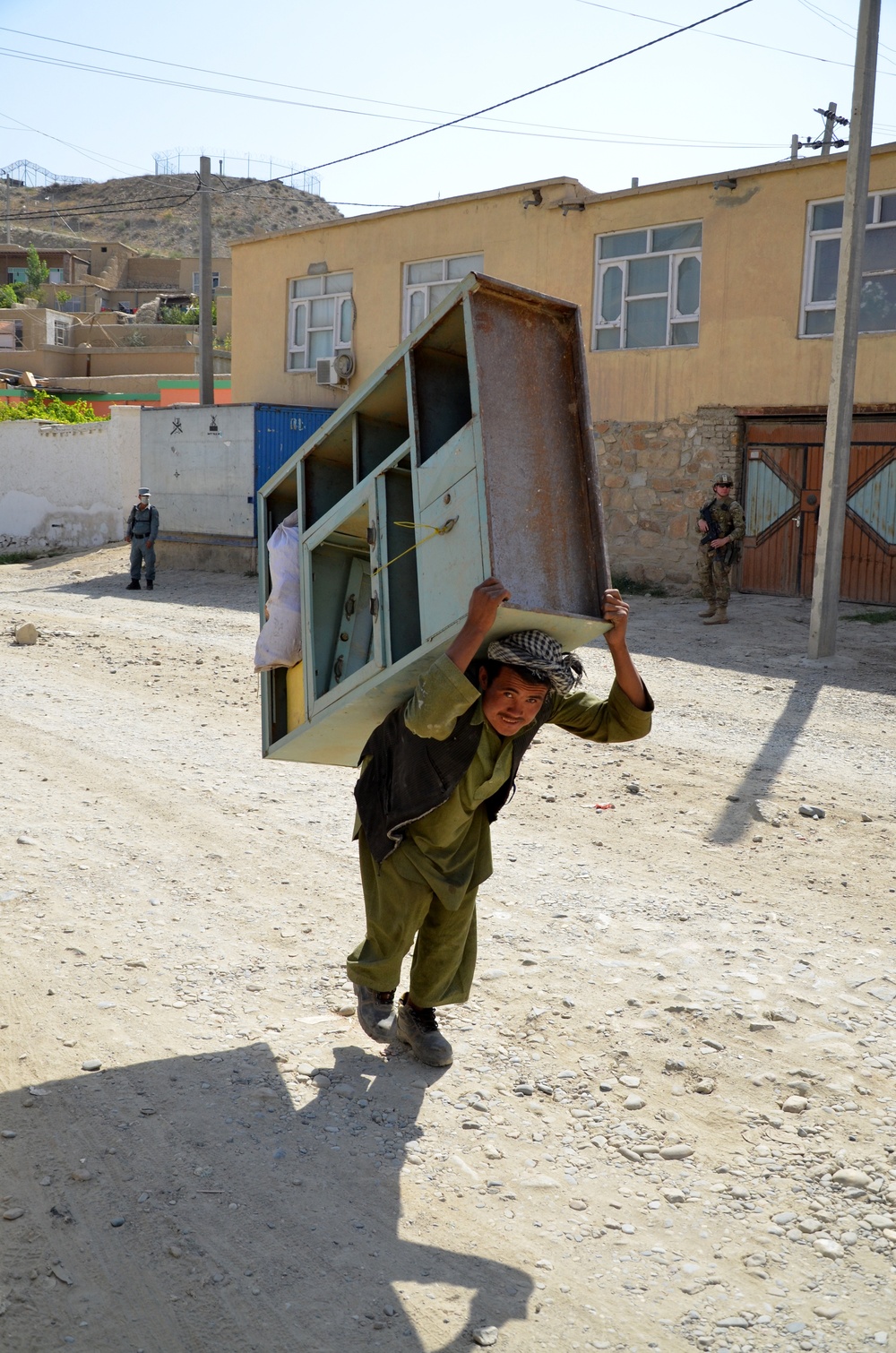 US Forces–Afghanistan, Force Patrol conducts a presence patrol in Kabul, Afghanistan