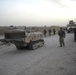 Doking mine-clearance vehicle travels to next mission