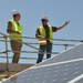 SPAWAR commander tours solar panel installation