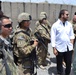 Celebrities visit Forward Operating Base Salerno