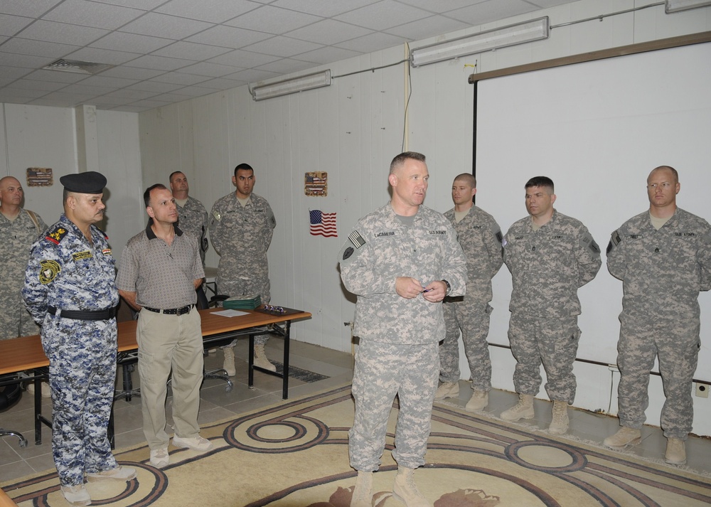 ‘First Lightning’ Battalion soldiers receive the Purple Heart