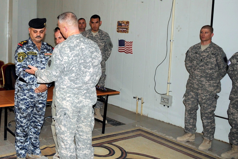 ‘First Lightning’ Battalion soldiers receive the Purple Heart