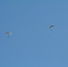 Parachutists deliver American flag for Rodeo opening ceremony