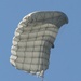 Parachutists deliver American flag for Rodeo opening ceremony