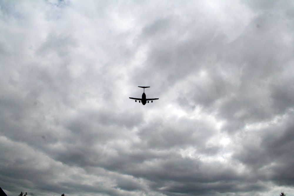 C-17 Globemaster III aircraft participate in competition missions for Rodeo 2011