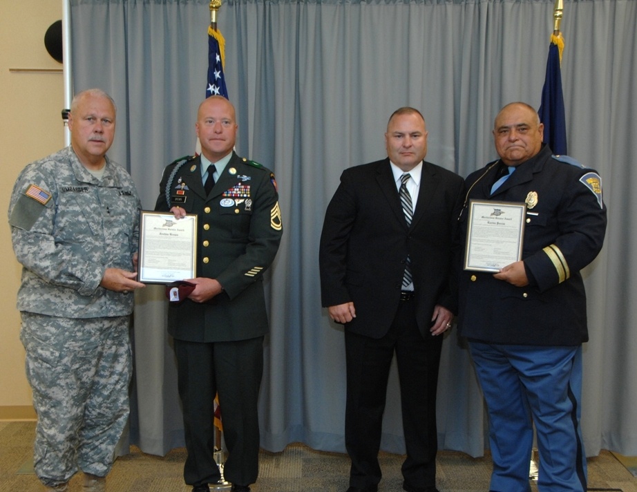 Indiana State Police recognize Guardsmen with awards