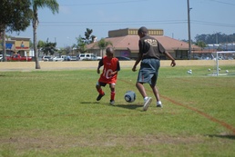 Military youth end summer with a ball