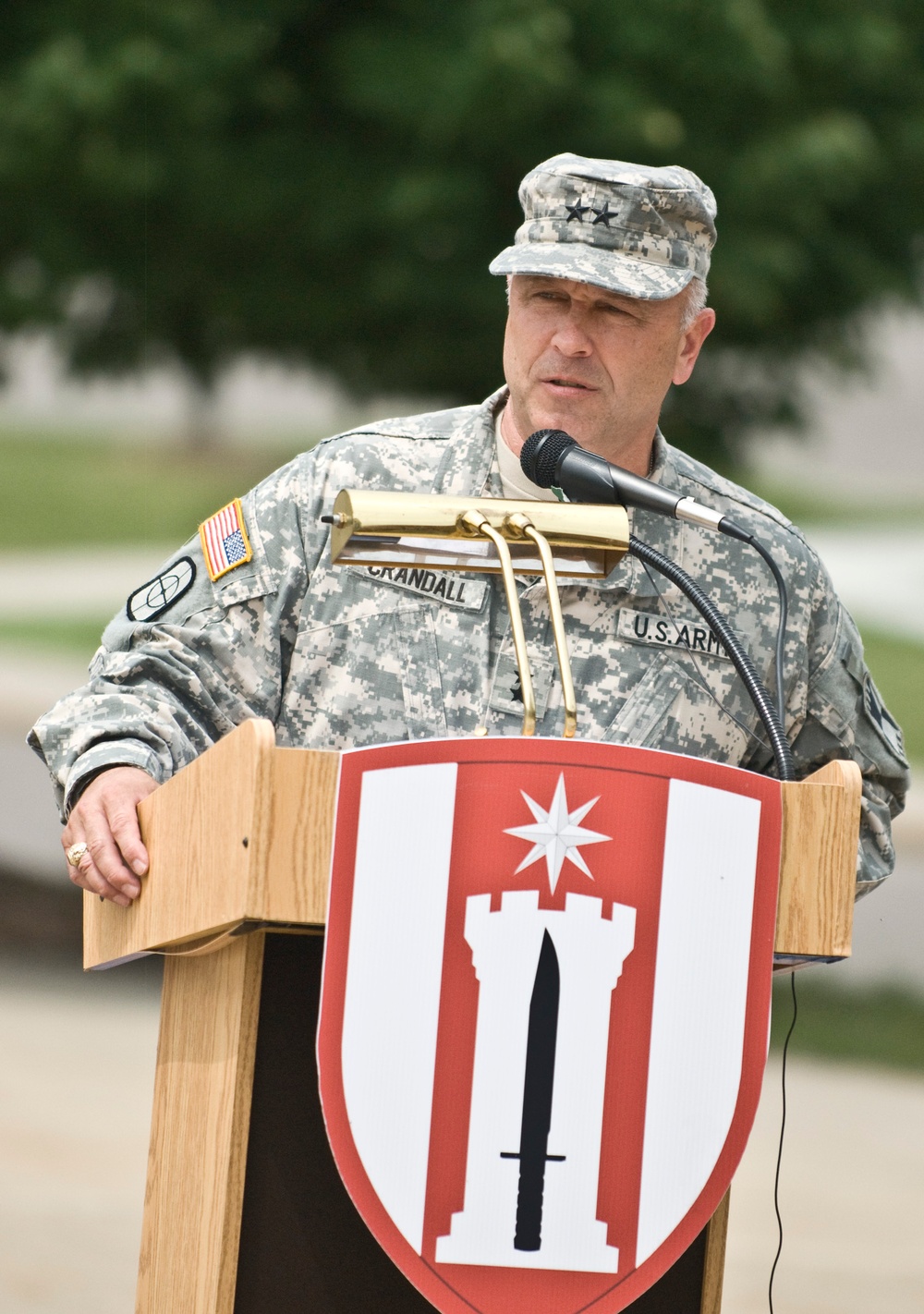 372nd Engineer Brigade change of command