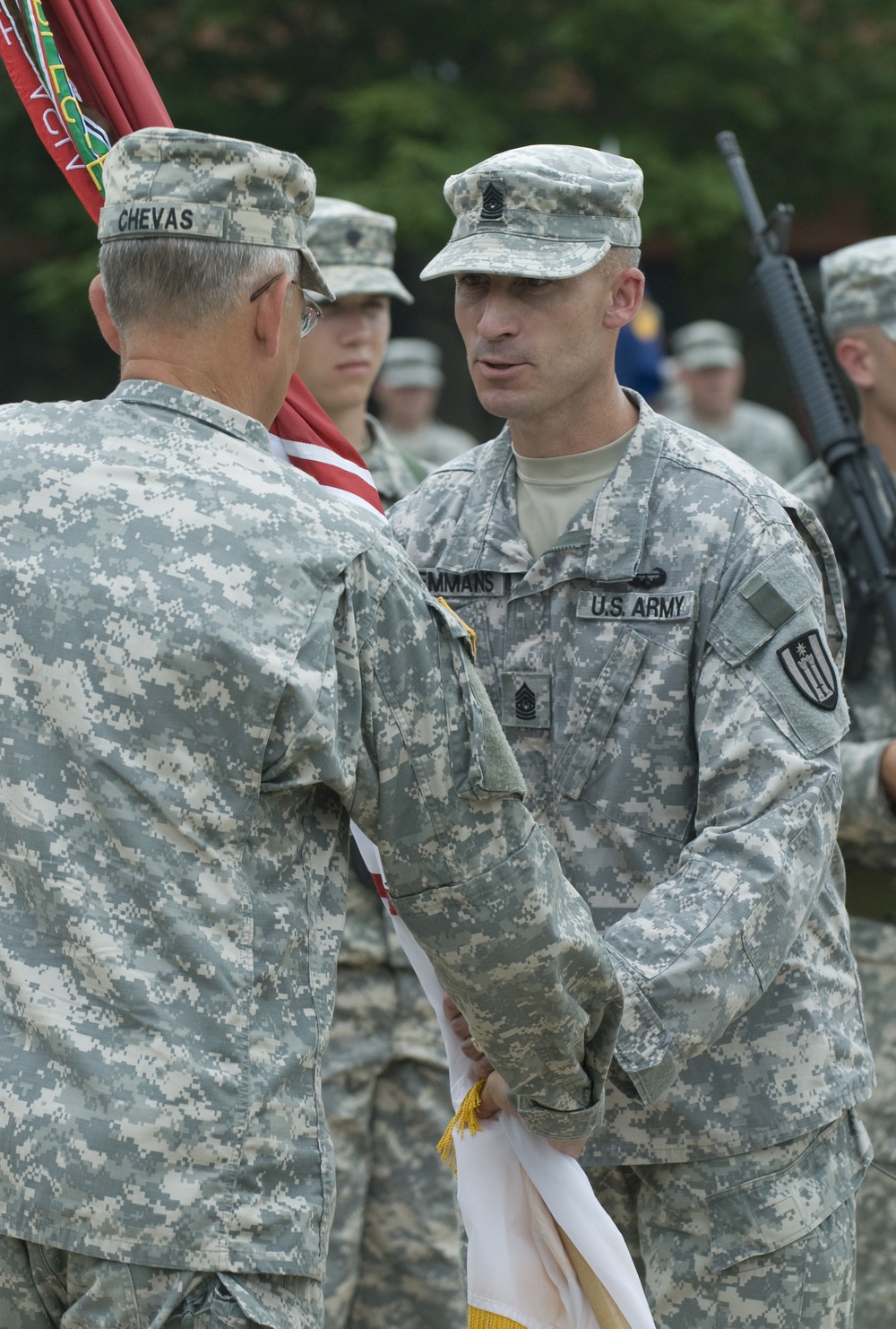 372nd Engineer Brigade change of command ceremony