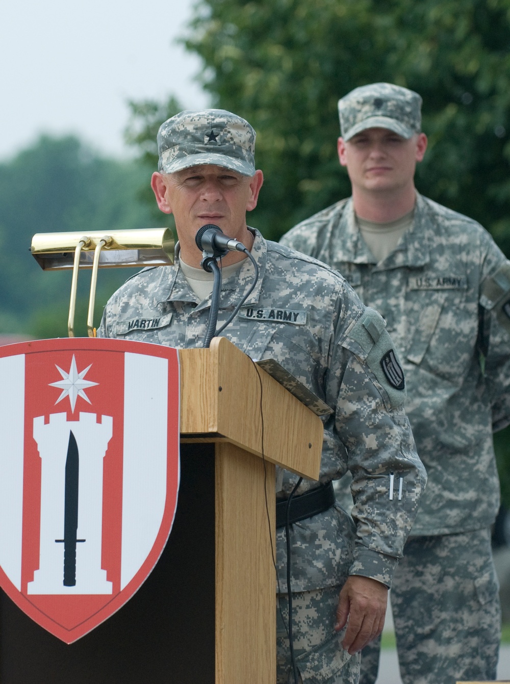 372nd Engineer Brigade change of command ceremony