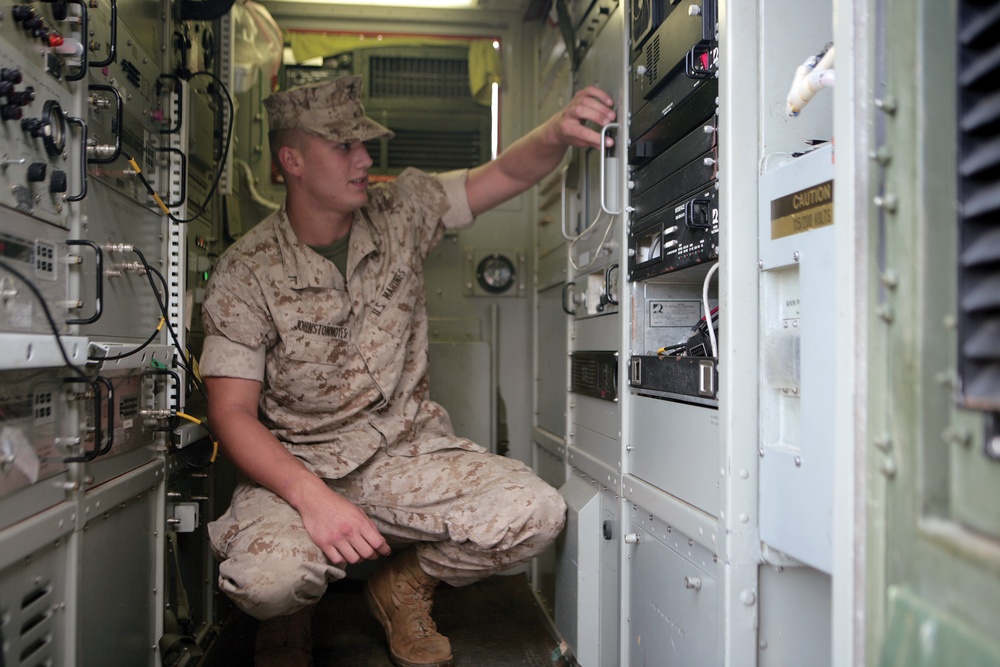 Marines, soldiers work together to fix typhoon damaged equipment