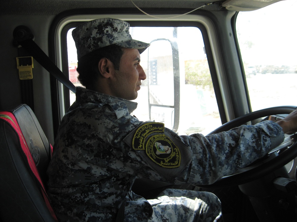 Iraqi Federal Police augment logistics capabilities with driver training from ‘Lifeline’ Battalion