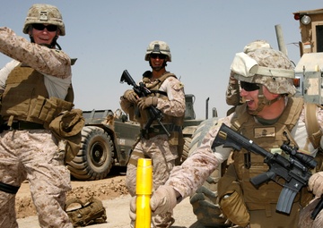 Marines, Seabees complete road in Helmand province