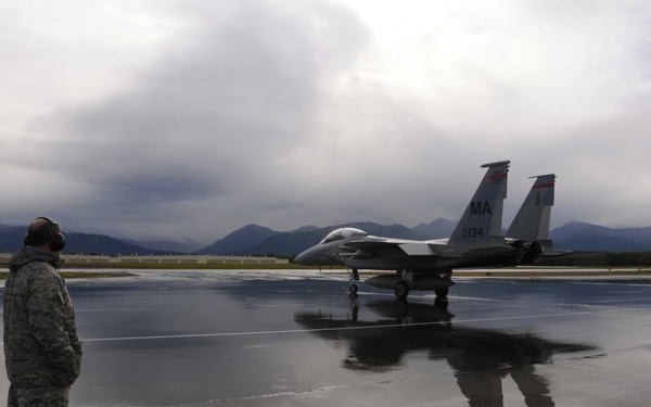 Down the flight line
