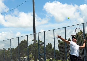 Tennis tournament brings Marines, sailors together