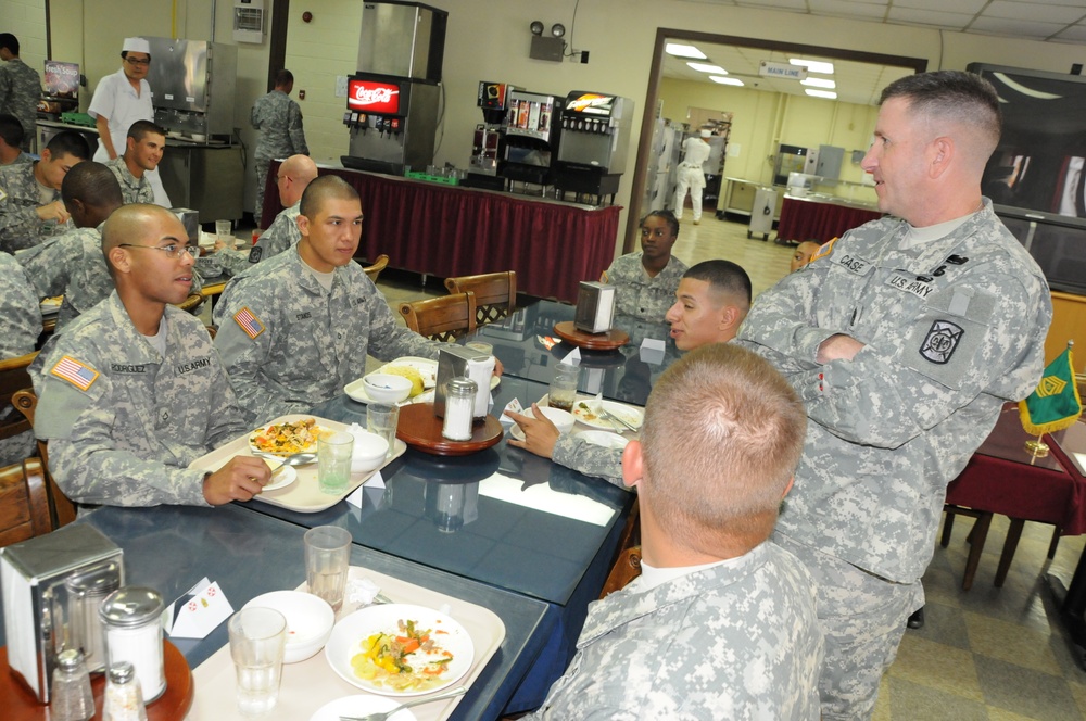 8th Army command sergeant major visit