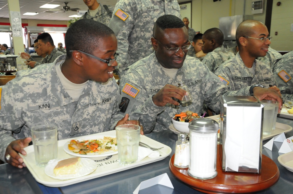 8th Army command sergeant major visit