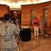 Public affairs soldiers support National Guard night at baseball game