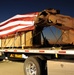 World Trade Center steel arrives at Buckley Air Force Base