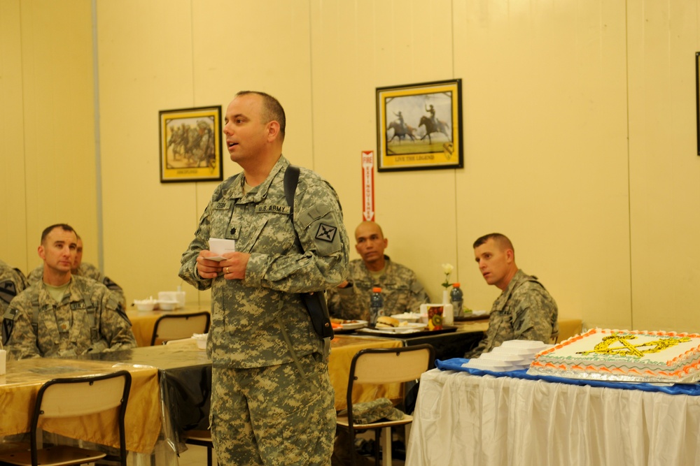 Greywolf Brigade Judge Advocate celebrates JAG corps birthday