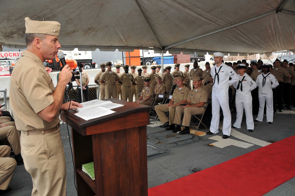 Navy recognizes USS Barry sailors for milestone combat Tomahawk launch