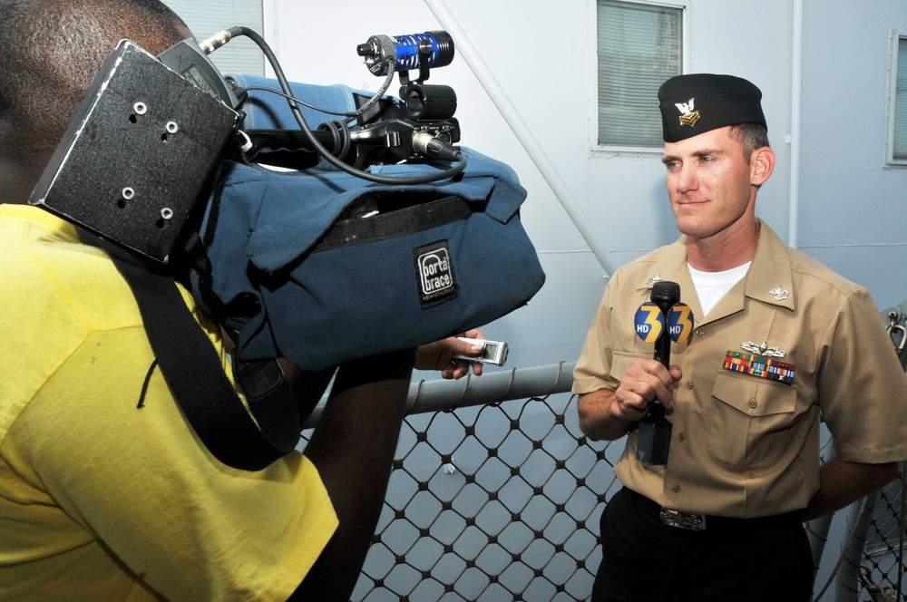 Navy recognizes USS Barry sailors for milestone combat Tomahawk launch