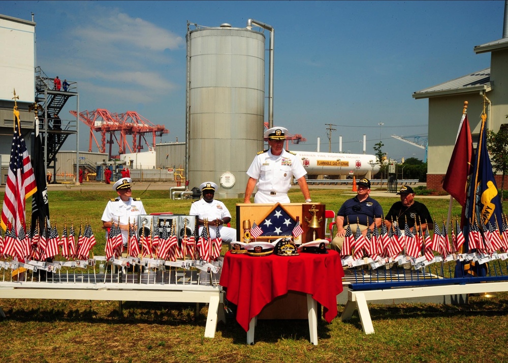 USS Forrestal memorial ceremony