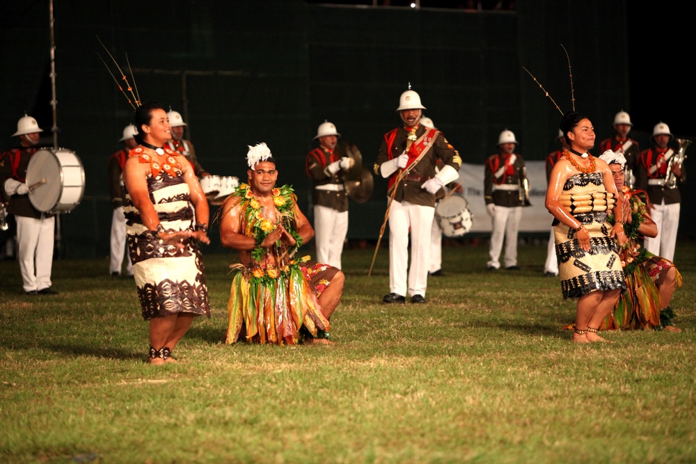 Tongan military parade and tattoo draws multi-national crowd