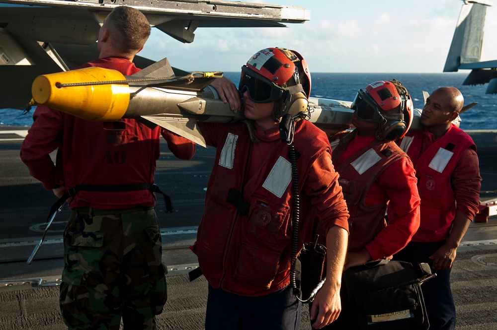 USS John C. Stennis action
