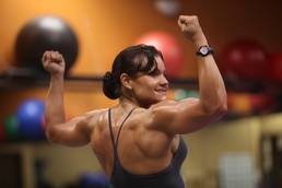Female Marine finds passion in bodybuilding