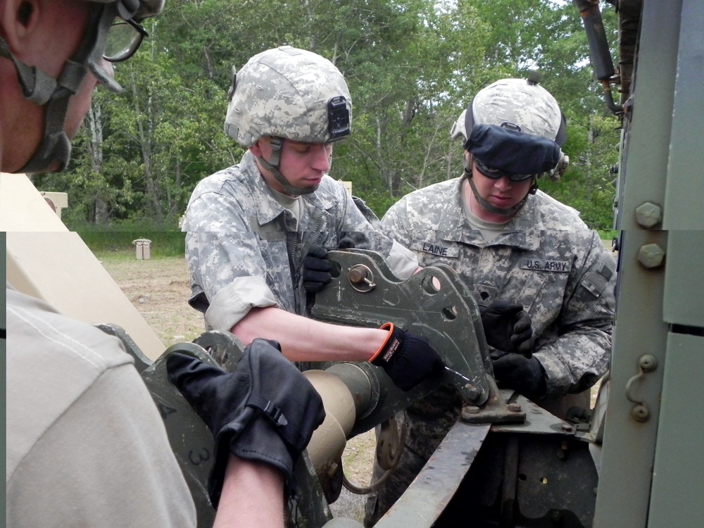 834th Aviation Support Battalion vehicle recovery section trains to success