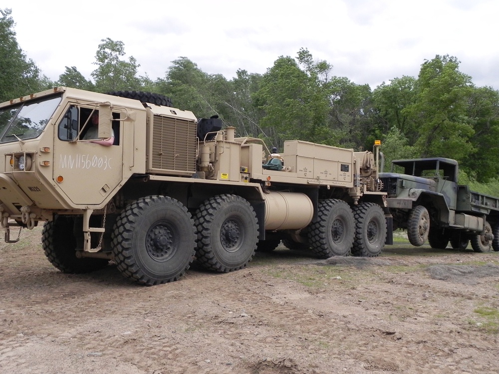 834th Aviation Support Battalion vehicle recovery section trains to success