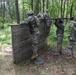 834th ASB medics train at litter obstacle course