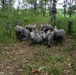 834th ASB medics train at litter obstacle course