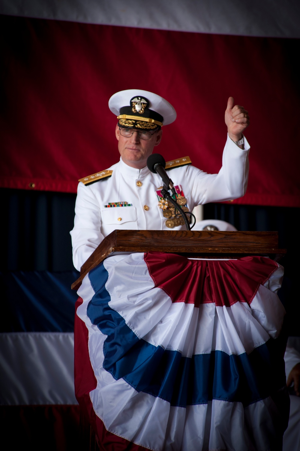 Retirement ceremony at Joint Expeditionary Base Little Creek-Fort Story