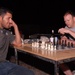 Soldiers play chess