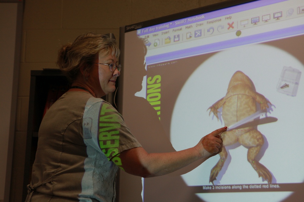 Laurel Bay educators get smart on SMART Board