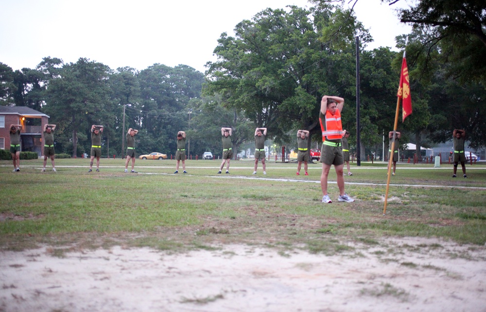 Command physical training session