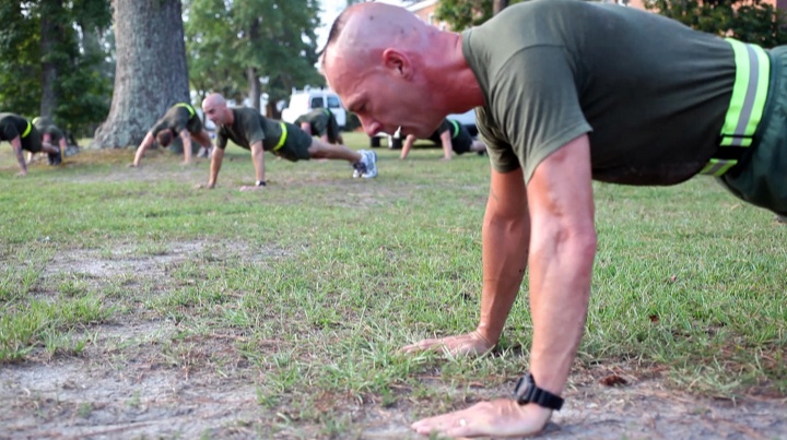 Command physical training session