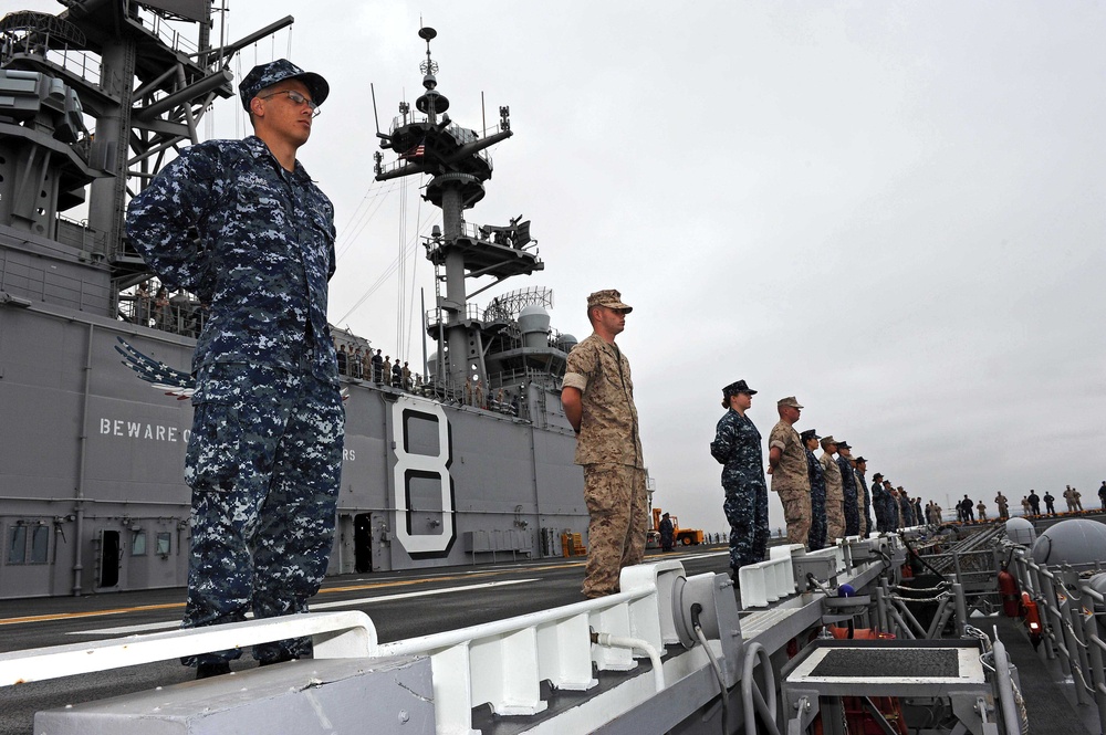 USS Makin Island gets underway