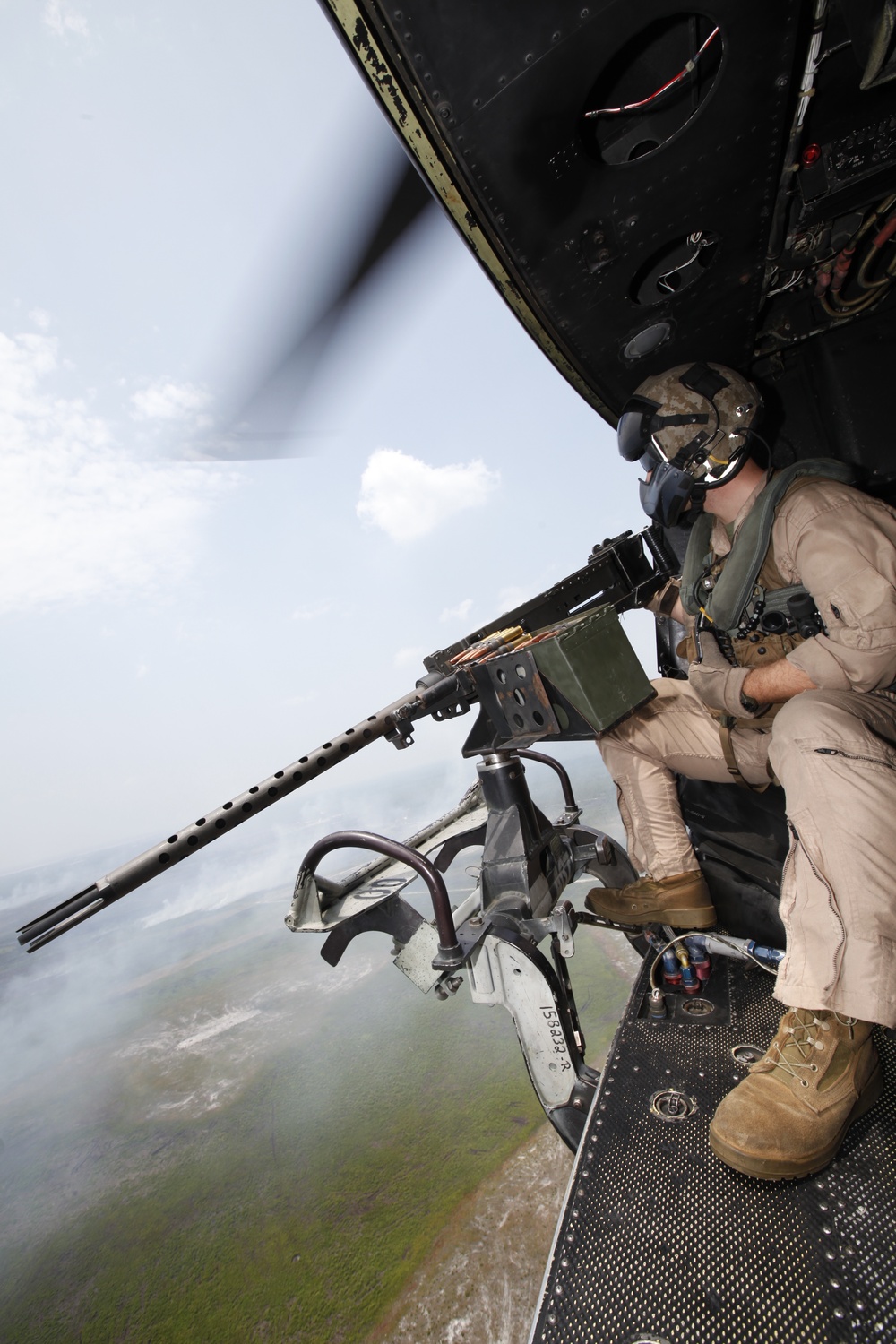 Helicopter squadron, naval gunfire liaison hone in on communication during training